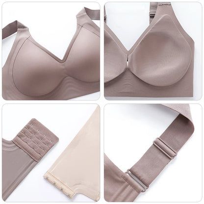 Push up Bra for Women Seamless plus Size Bras Thin Cup Wireless Bralette Sexy Brassiere Femme M-6XL